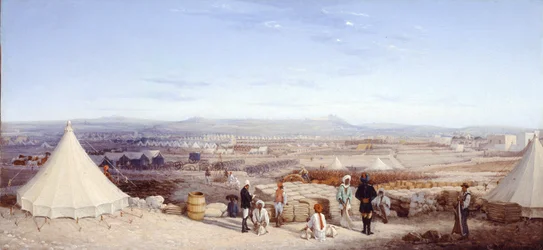 Indian Cavalry Camp, Malta, 1878